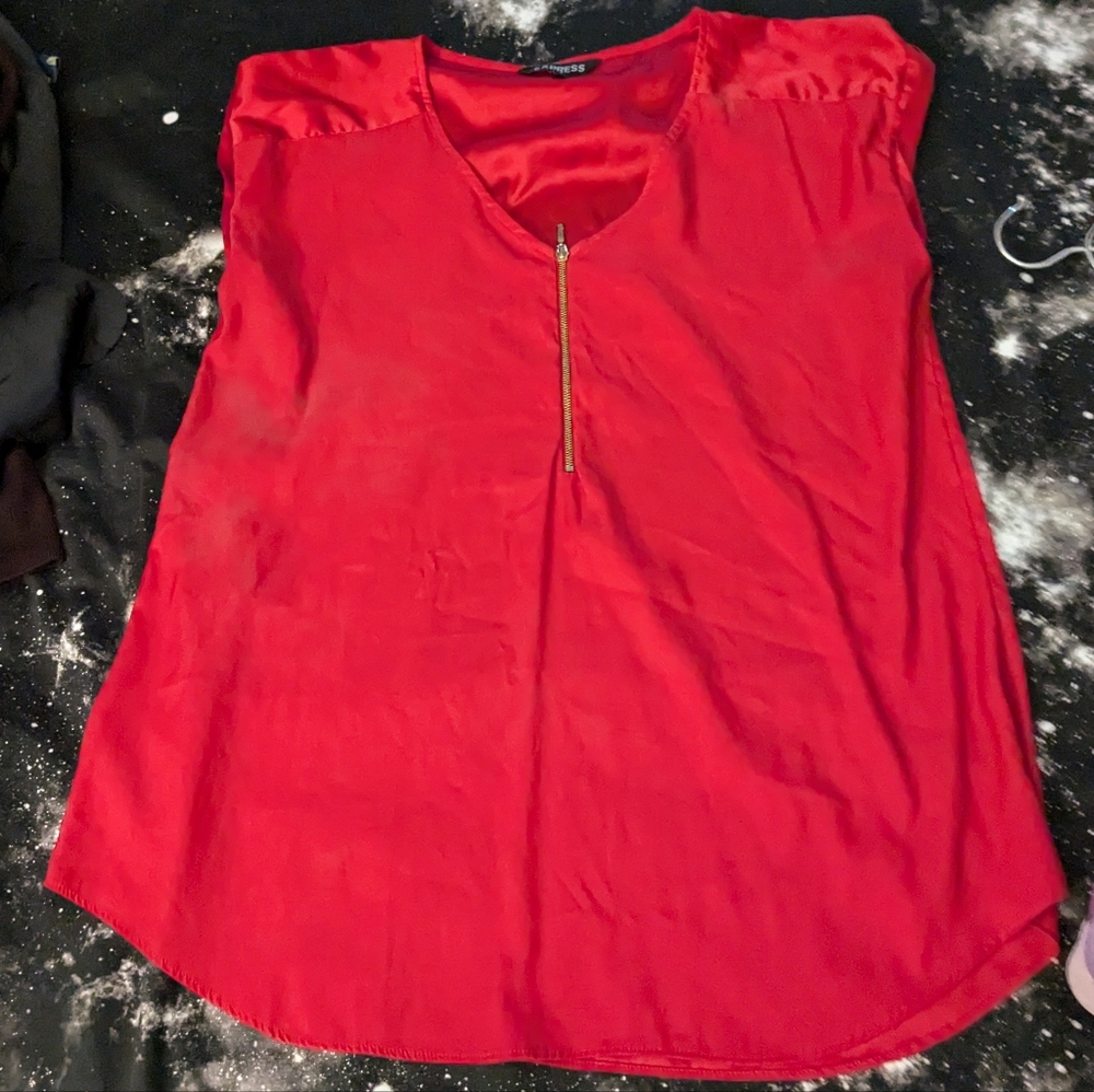 Express half zip top